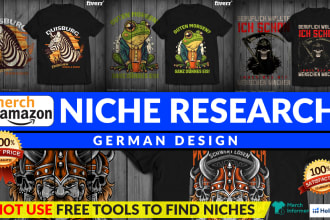 do german tshirt design for merch by amazon