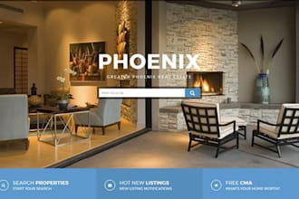 create idx real estate wix website redesign realtor wix website