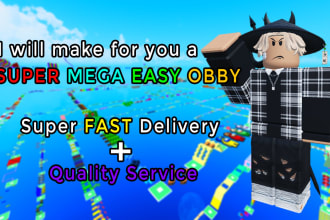 give you my super mega easy obby in roblox