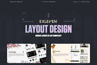 design UI UX layouts for web and mobile