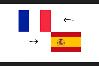 translate any text from french to spanish and vice versa