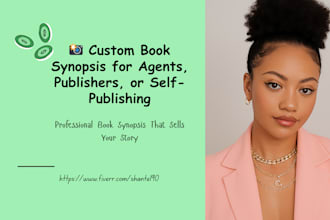 write a professional book synopsis to pitch your novel or manuscript
