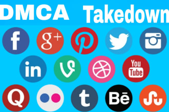 send dmca takedown notice to tiktok,reddit,youtube,instagram,facebook under dmca