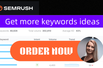 use semrush keyword magic tool to provide you more kw ideas in 12hrs