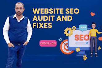 do website audit report and fix technical SEO problems
