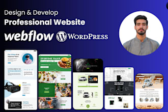 design or develop professional webflow wordpress websites