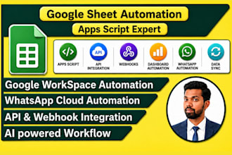 do google sheet automation with apps script