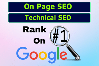 optimize on page SEO and technical optimization for wordpress shopify wix