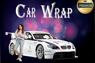 create car wrap design, van wrap and all vehicles wrap design
