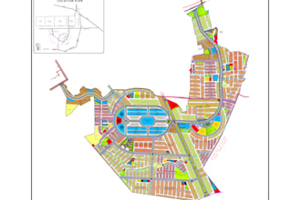design a professional architectural master plan and site layout
