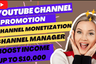 be your experienced youtube channel manager and SEO expert