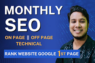 rank your website with complete monthly seo service