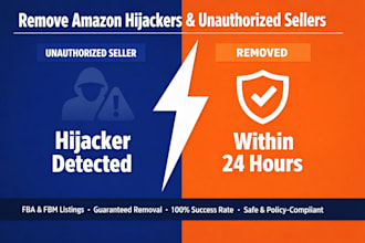 remove amazon hijacker from your product listing within 24 hours