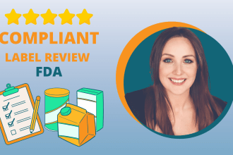 review your food product label for fda compliance