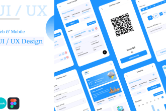 do UI UX design, website, dashboard, mobile app UI UX design