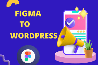 convert figma to wordpress or figma to elementor website