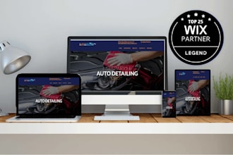 design car detailing websites on wix studio