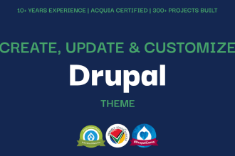 create, update or customize your drupal theme
