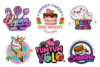 do ice cream, candy, sweets, bakery, restaurant, food logo