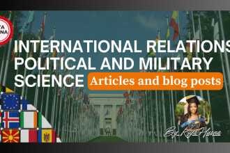 write about international relations and political science