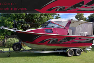 design a stunning boat wrap that turn heads