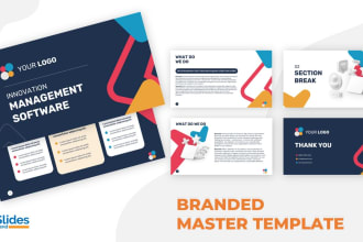 create branded master template powerpoint in 24 hour