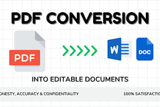 convert PDF files to editable word document