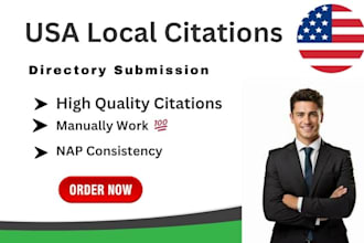 do 350  USA local citations and directory submission