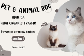 do a guest post on the animal and pet blog