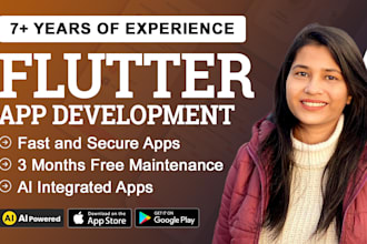 be flutter mobile app developer for android ios flutter mobile app development