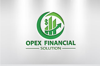 design financial, tax, insurance, credit repair logo