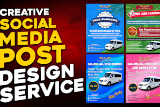 create social media posts design