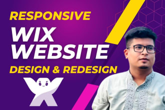 do responsive design, redesign ,landing page and clone website to by using wix