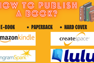 do book formatting and publishing for amazon KDP, ingramspark or lulu in 24 h