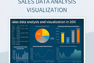 do insightful data analysis, dashboard, visualizations for your business