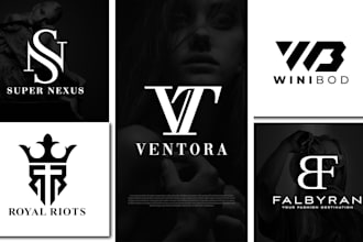 create luxury fashion logo design for your clothing brand