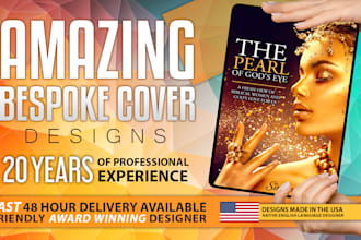 design an amazing ebook or print cover with free extras
