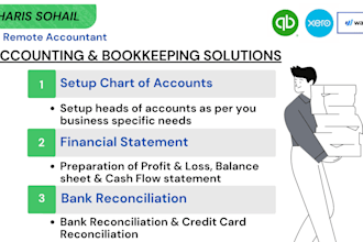 manage your business financial accounting on quickbooks online