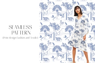 design seamless and abstract patterns