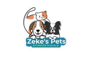 beautiful modern dog pet and animal logo