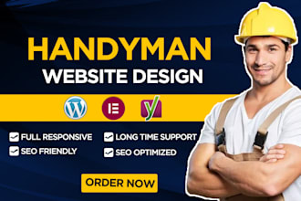 build handyman, locksmith, maintenance technician, home inspector website