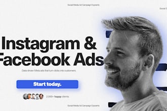 set up facebook and instagram ads for leads and sales