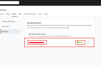 setup brand sending domain with klaviyo dmarc, shopify, awaber etc