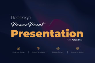 redesign and improve powerpoint presentation