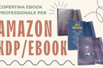 creo copertine ebook, kdp, per amazon kpd o vendita privata