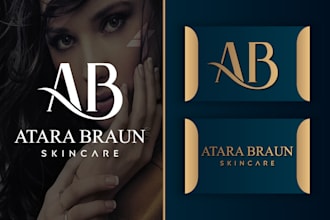 design minimalist luxury lettering logo design