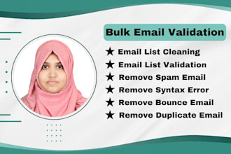 do bulk email validation, verify and clean your email list