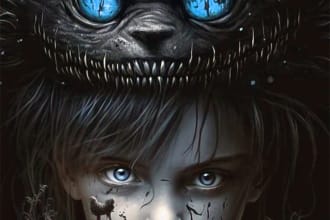 draw detailed dark art and heavy metal horror illustration