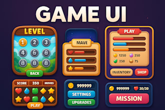 design an amazing game UI for your game