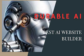 customize durable ai website with durable ai builder